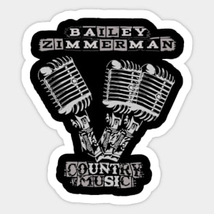 Bailey zimmerman music Sticker